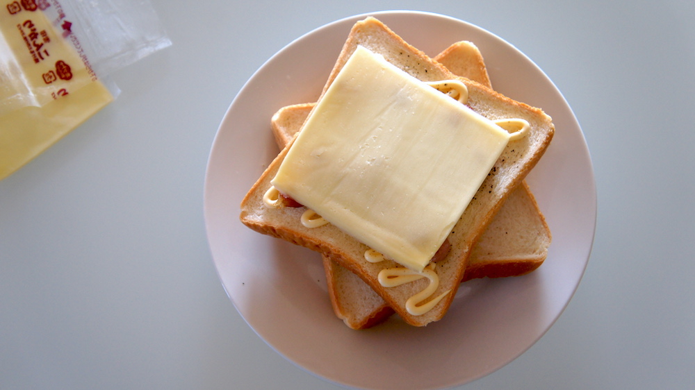 ゲームに出てたグリルドチーズトーストを実際に作ってみた。